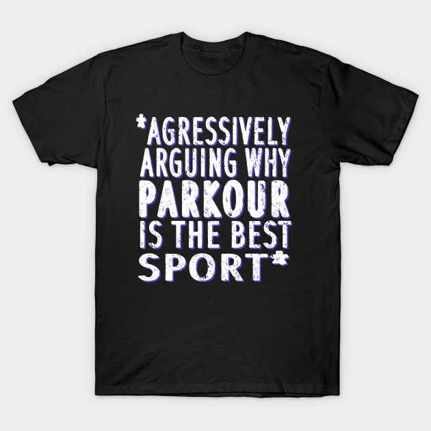 Free athlete parkour girl runner gift T-Shirt by FindYourFavouriteDesign